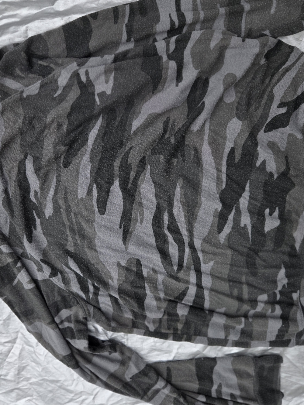 Women’s Charcoal Camouflage Long Sleeve Top - Picture 3 of 5